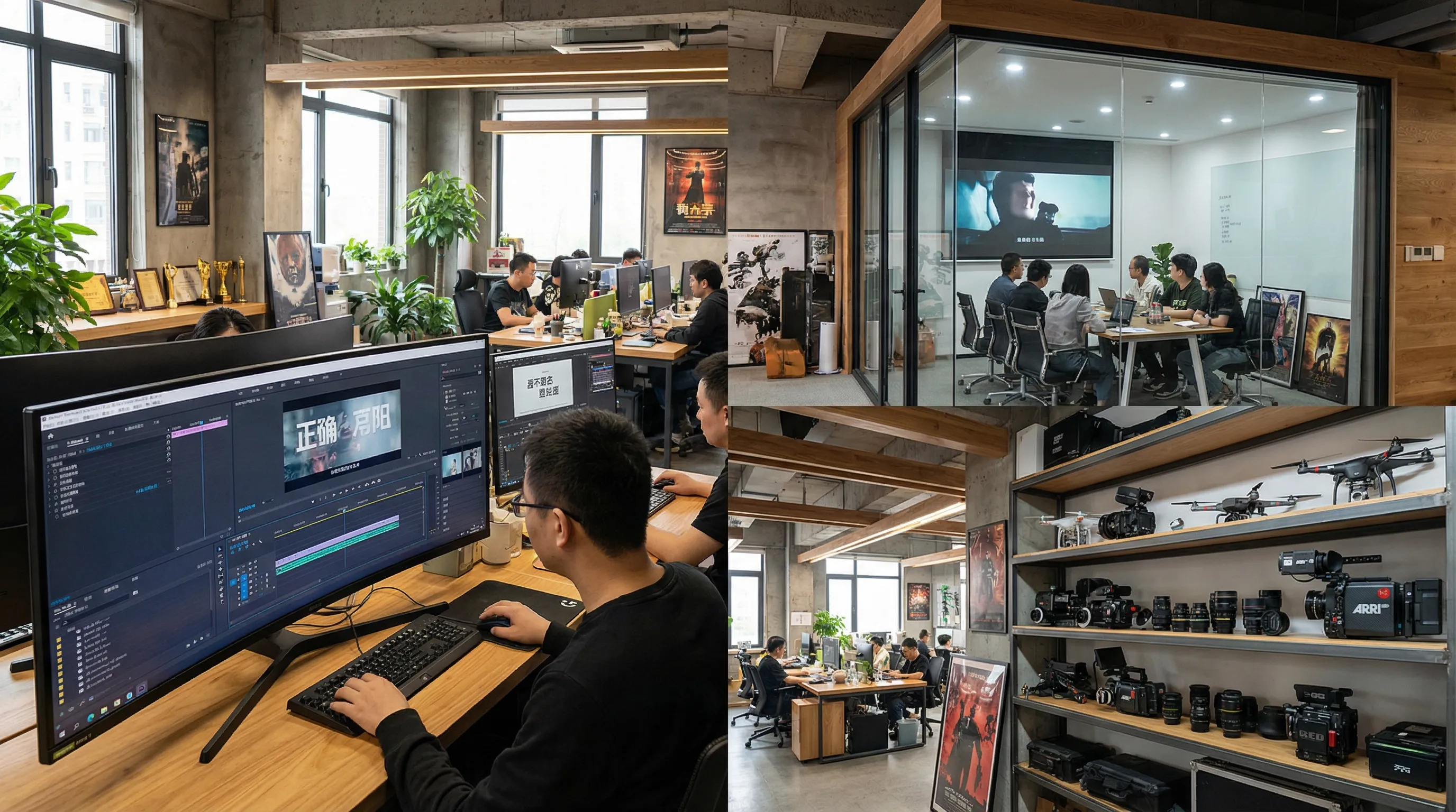 麻豆影视传媒公司办公室